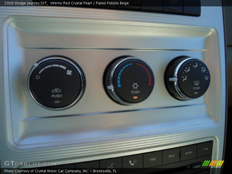Inferno Red Crystal Pearl / Pastel Pebble Beige 2009 Dodge Journey SXT