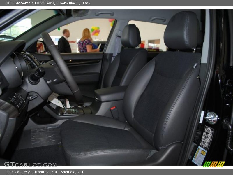 Ebony Black / Black 2011 Kia Sorento EX V6 AWD