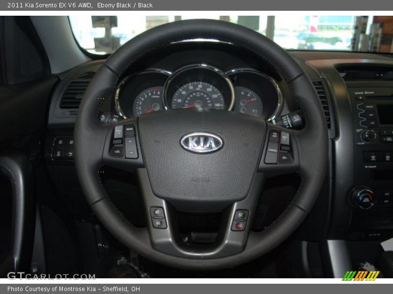 Ebony Black / Black 2011 Kia Sorento EX V6 AWD
