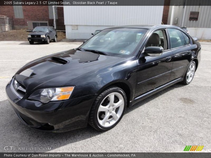 Obsidian Black Pearl / Taupe 2005 Subaru Legacy 2.5 GT Limited Sedan