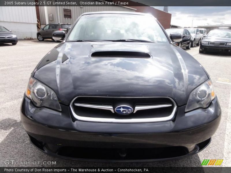 Obsidian Black Pearl / Taupe 2005 Subaru Legacy 2.5 GT Limited Sedan