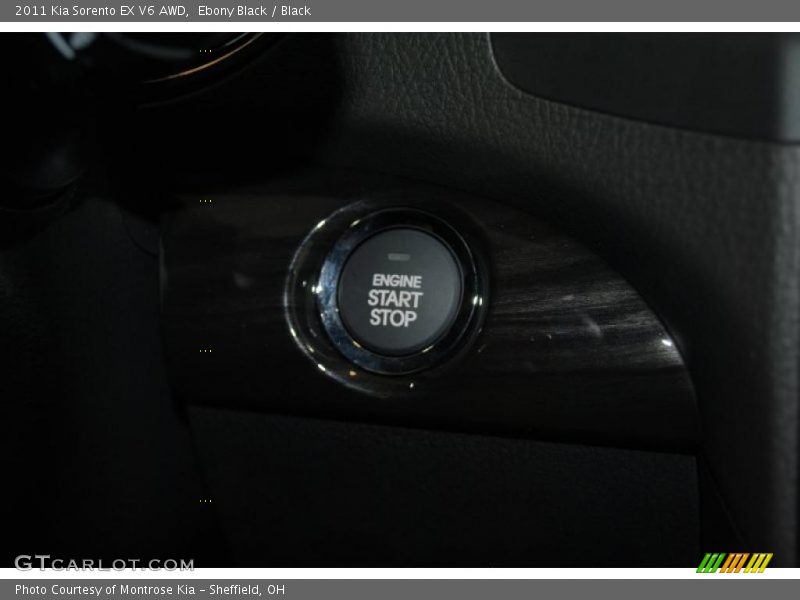 Ebony Black / Black 2011 Kia Sorento EX V6 AWD