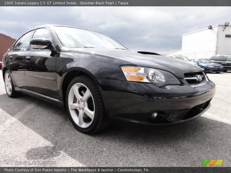 Obsidian Black Pearl / Taupe 2005 Subaru Legacy 2.5 GT Limited Sedan