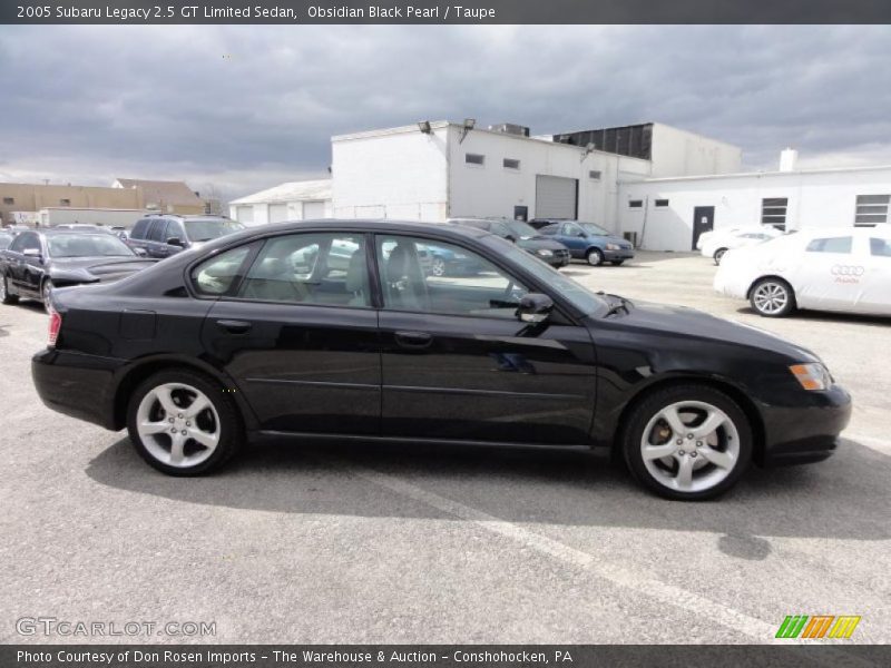 Obsidian Black Pearl / Taupe 2005 Subaru Legacy 2.5 GT Limited Sedan