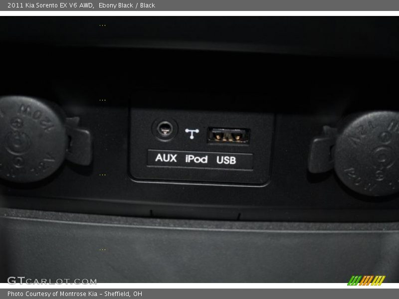 Ebony Black / Black 2011 Kia Sorento EX V6 AWD