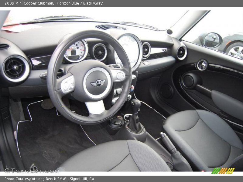 Horizon Blue / Black/Grey 2009 Mini Cooper Clubman