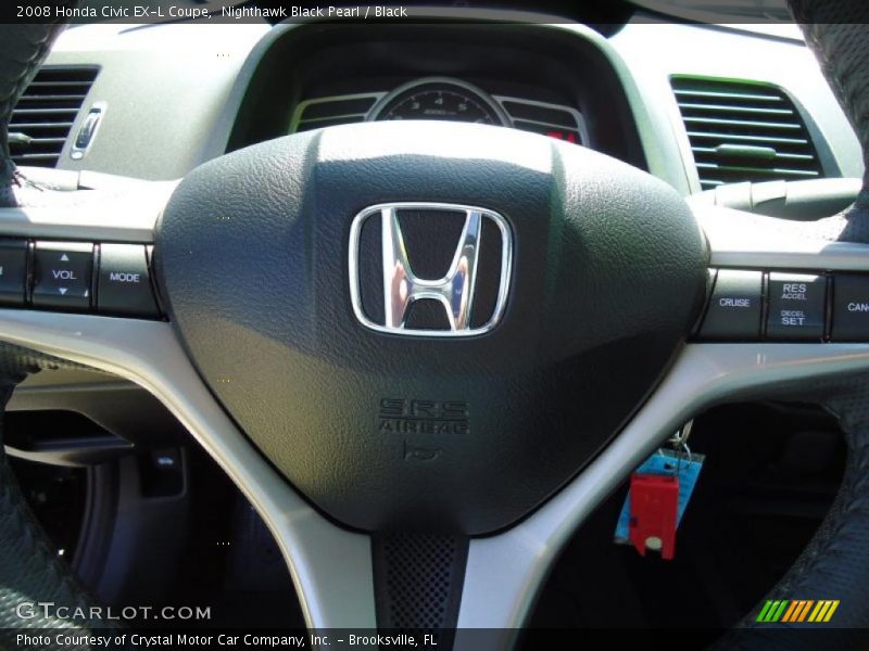 Controls of 2008 Civic EX-L Coupe