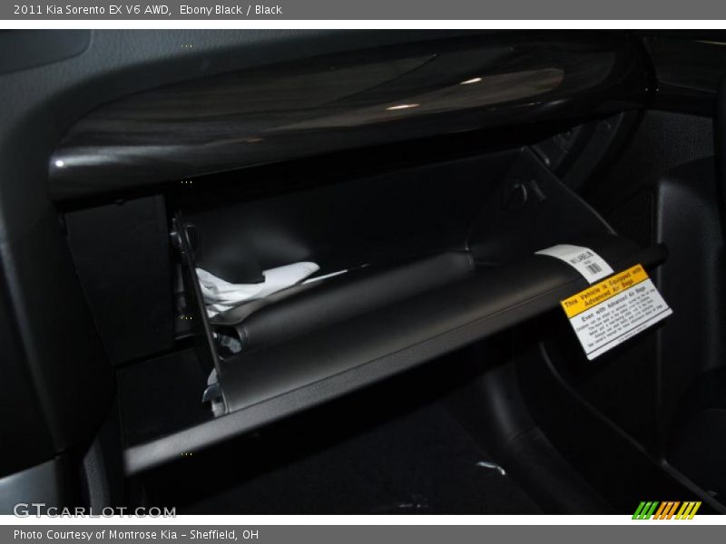 Ebony Black / Black 2011 Kia Sorento EX V6 AWD