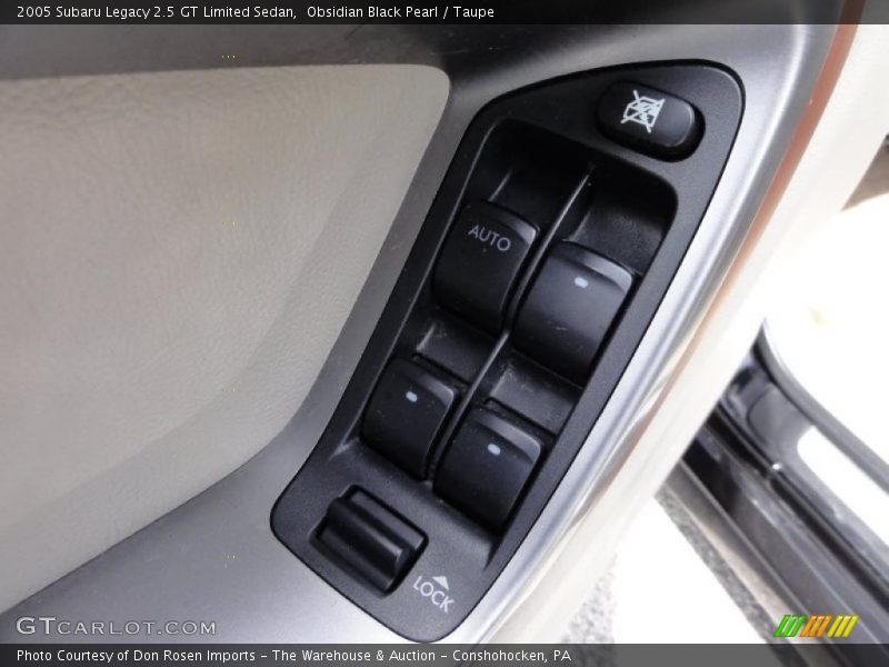 Obsidian Black Pearl / Taupe 2005 Subaru Legacy 2.5 GT Limited Sedan
