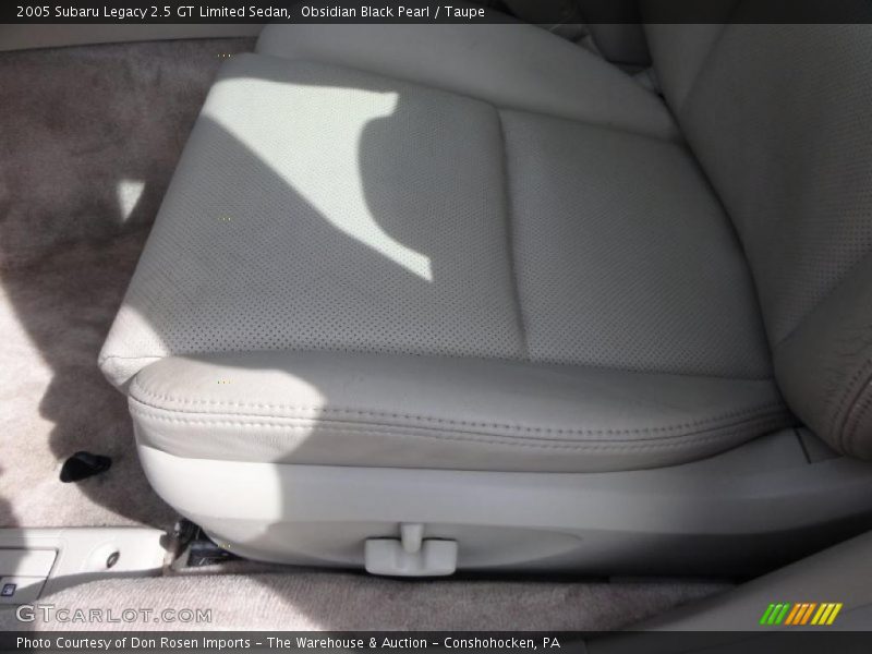 Obsidian Black Pearl / Taupe 2005 Subaru Legacy 2.5 GT Limited Sedan