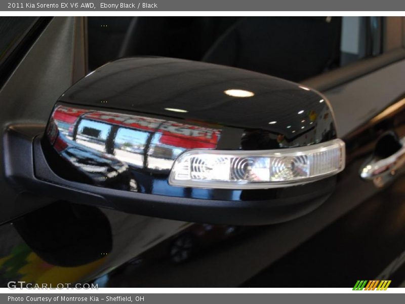 Ebony Black / Black 2011 Kia Sorento EX V6 AWD