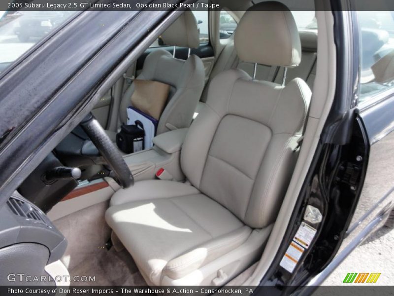 Obsidian Black Pearl / Taupe 2005 Subaru Legacy 2.5 GT Limited Sedan