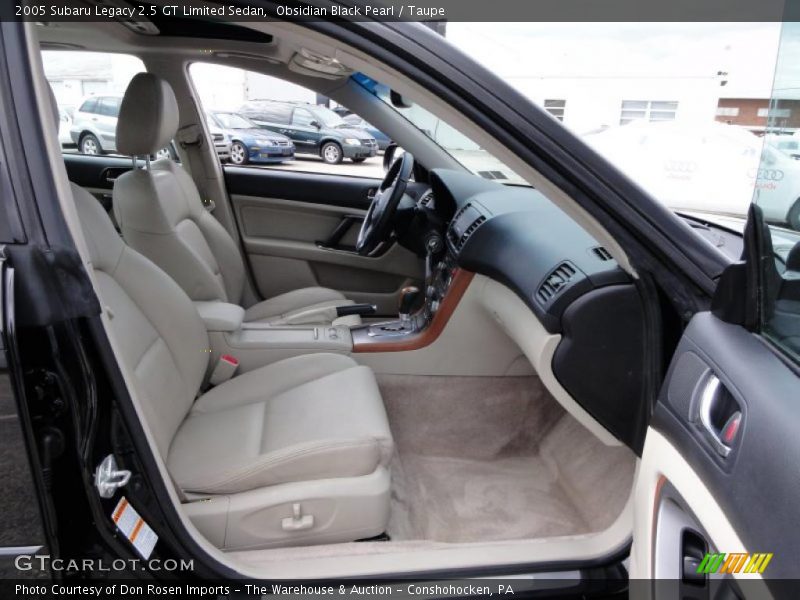 Obsidian Black Pearl / Taupe 2005 Subaru Legacy 2.5 GT Limited Sedan