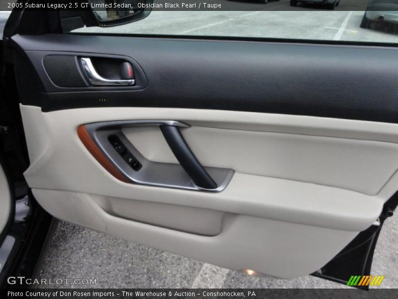 Obsidian Black Pearl / Taupe 2005 Subaru Legacy 2.5 GT Limited Sedan