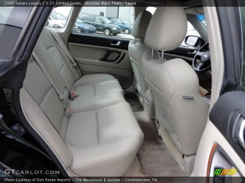 Obsidian Black Pearl / Taupe 2005 Subaru Legacy 2.5 GT Limited Sedan