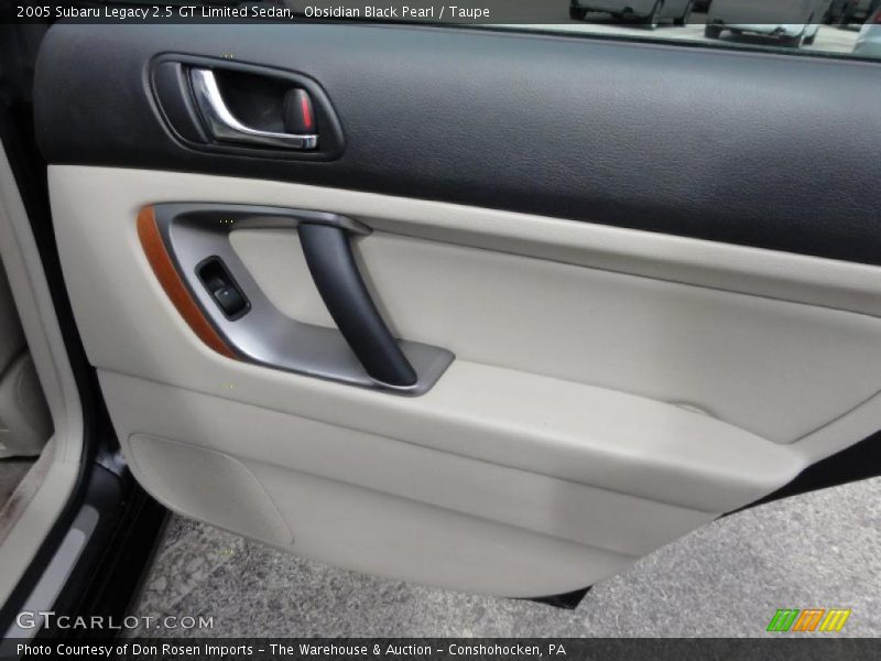 Obsidian Black Pearl / Taupe 2005 Subaru Legacy 2.5 GT Limited Sedan