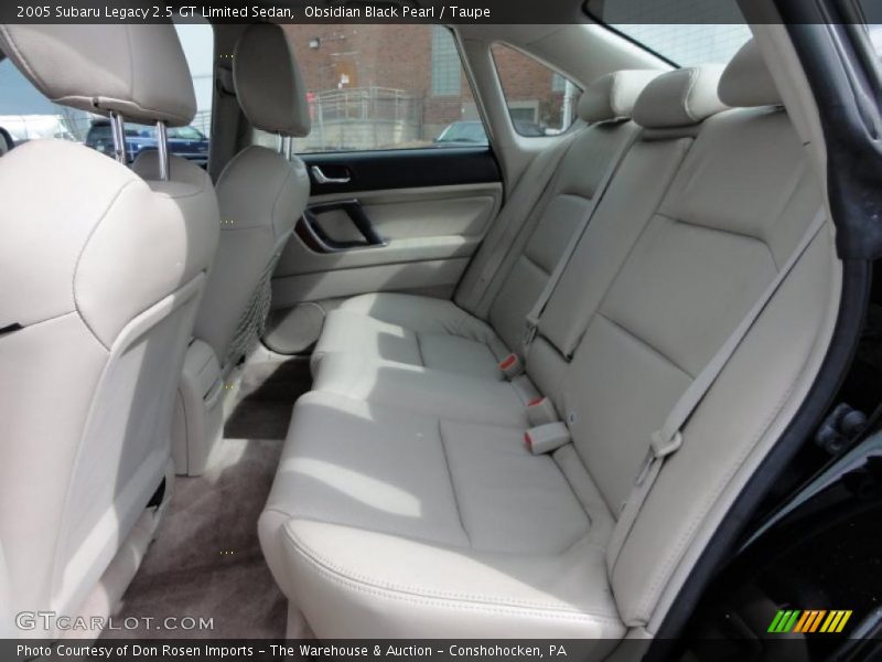 Obsidian Black Pearl / Taupe 2005 Subaru Legacy 2.5 GT Limited Sedan