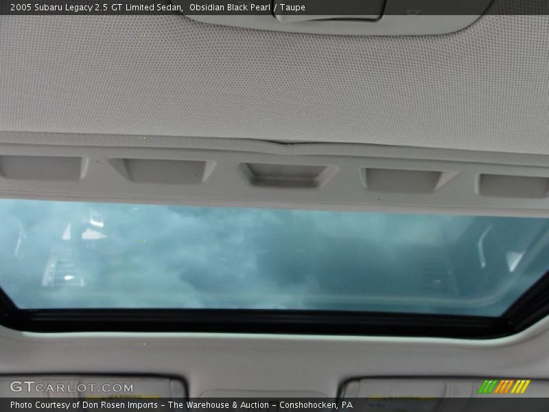 Obsidian Black Pearl / Taupe 2005 Subaru Legacy 2.5 GT Limited Sedan
