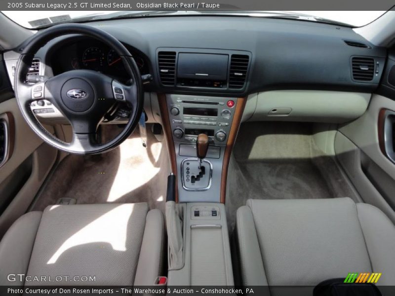 Obsidian Black Pearl / Taupe 2005 Subaru Legacy 2.5 GT Limited Sedan