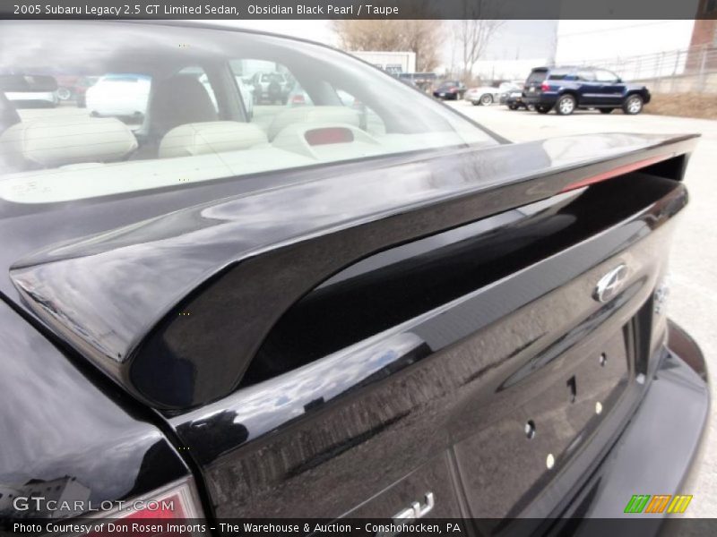 Obsidian Black Pearl / Taupe 2005 Subaru Legacy 2.5 GT Limited Sedan