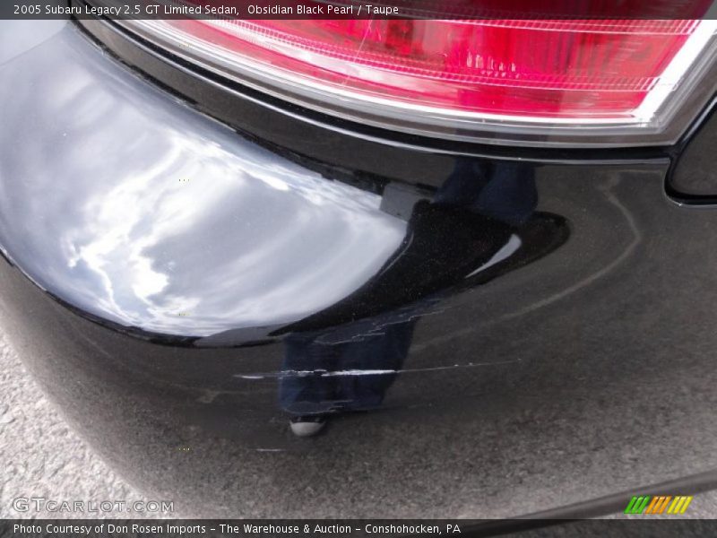 Obsidian Black Pearl / Taupe 2005 Subaru Legacy 2.5 GT Limited Sedan