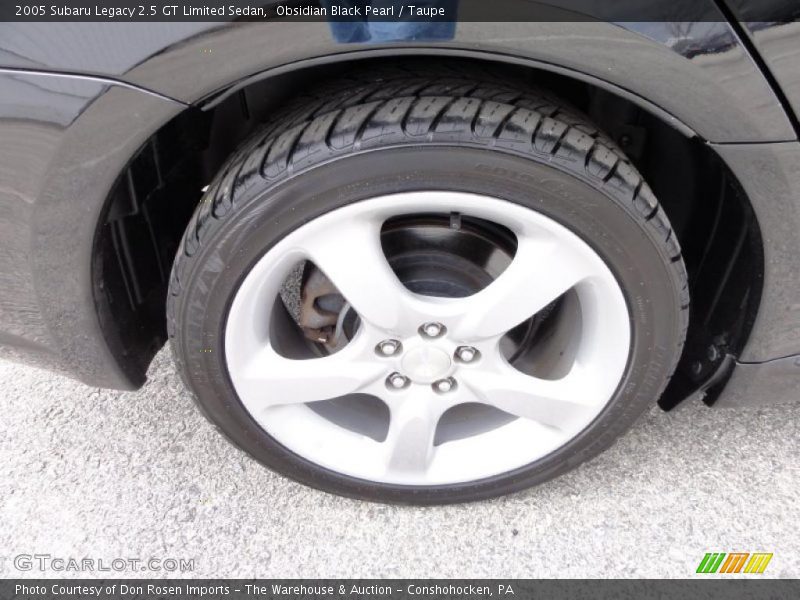 Obsidian Black Pearl / Taupe 2005 Subaru Legacy 2.5 GT Limited Sedan