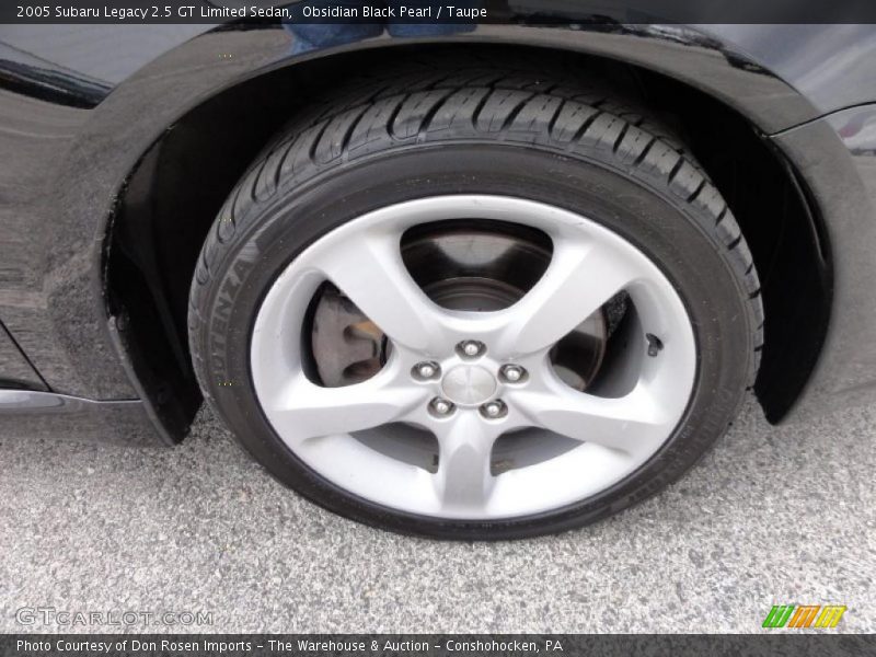 Obsidian Black Pearl / Taupe 2005 Subaru Legacy 2.5 GT Limited Sedan