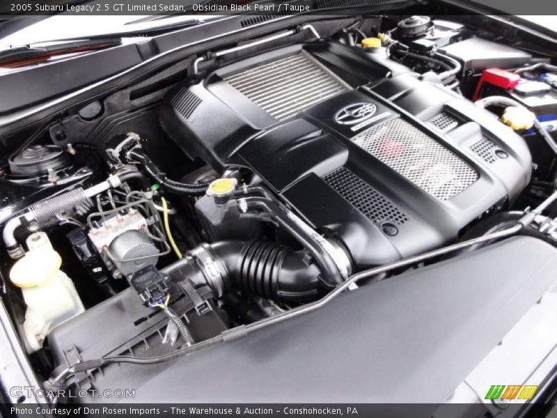 Obsidian Black Pearl / Taupe 2005 Subaru Legacy 2.5 GT Limited Sedan