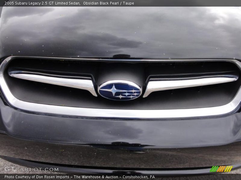 Obsidian Black Pearl / Taupe 2005 Subaru Legacy 2.5 GT Limited Sedan