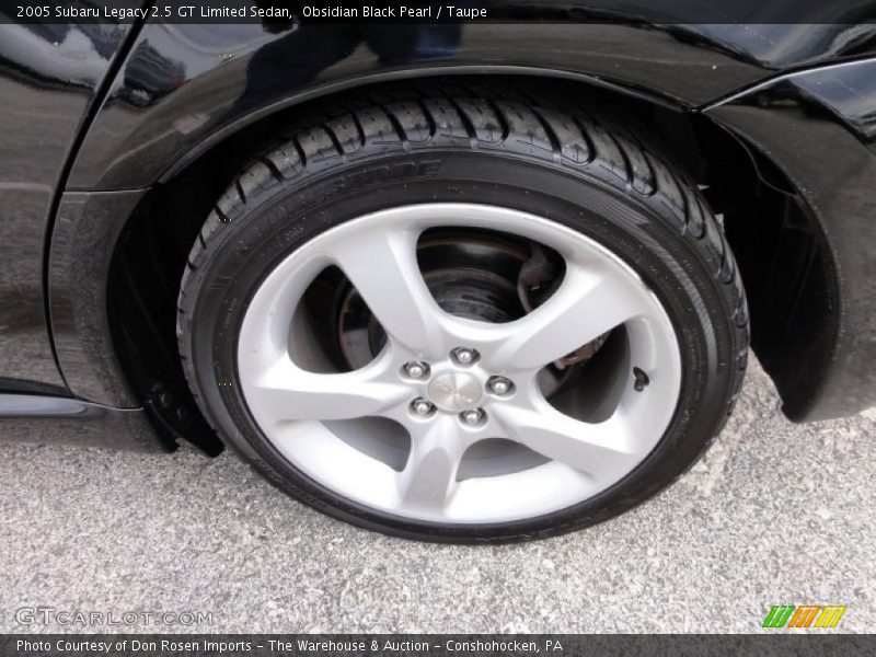 Obsidian Black Pearl / Taupe 2005 Subaru Legacy 2.5 GT Limited Sedan