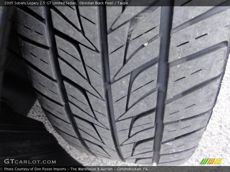 Obsidian Black Pearl / Taupe 2005 Subaru Legacy 2.5 GT Limited Sedan