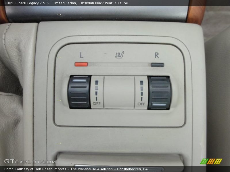 Obsidian Black Pearl / Taupe 2005 Subaru Legacy 2.5 GT Limited Sedan
