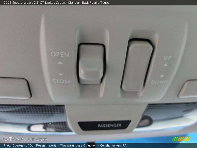 Obsidian Black Pearl / Taupe 2005 Subaru Legacy 2.5 GT Limited Sedan
