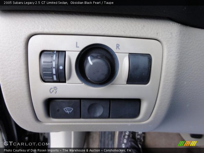 Obsidian Black Pearl / Taupe 2005 Subaru Legacy 2.5 GT Limited Sedan
