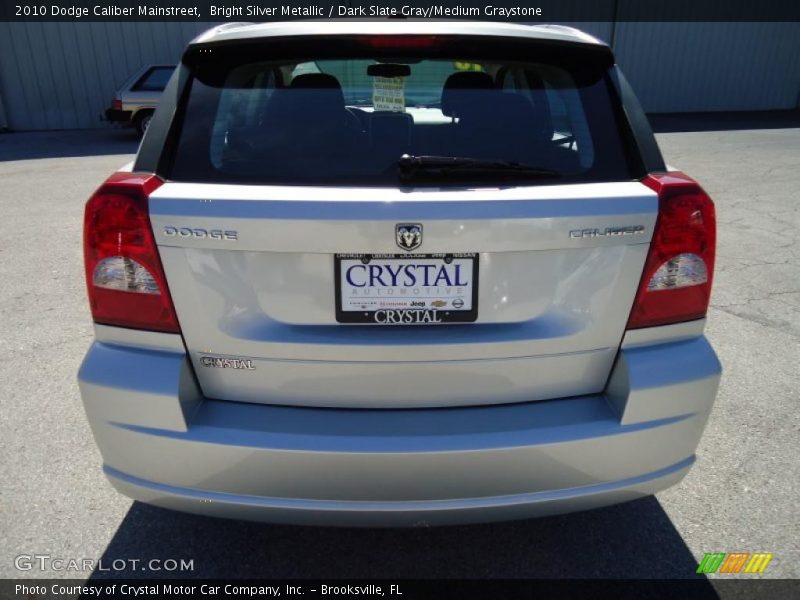 Bright Silver Metallic / Dark Slate Gray/Medium Graystone 2010 Dodge Caliber Mainstreet