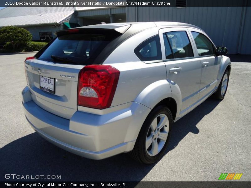 Bright Silver Metallic / Dark Slate Gray/Medium Graystone 2010 Dodge Caliber Mainstreet