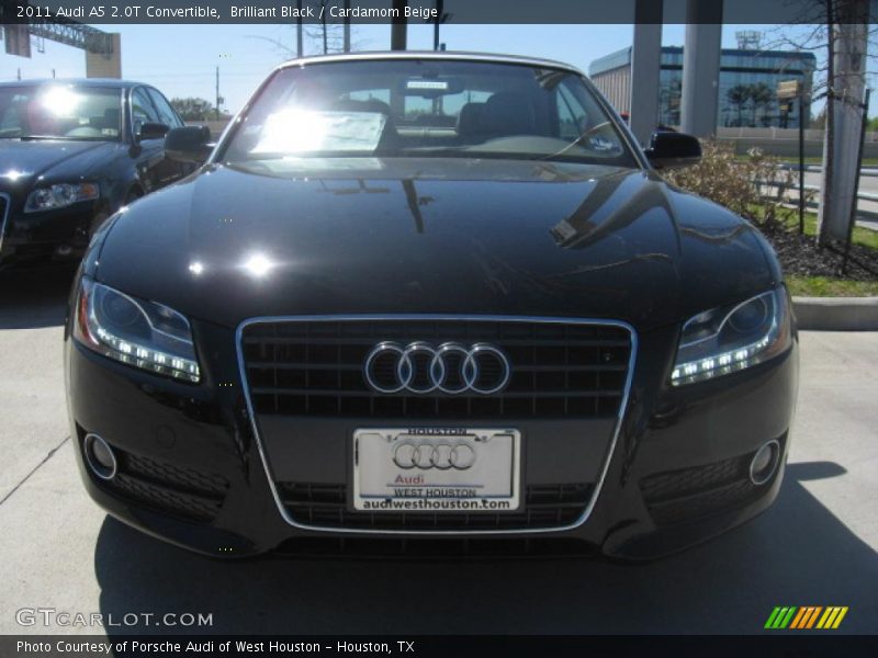 Brilliant Black / Cardamom Beige 2011 Audi A5 2.0T Convertible