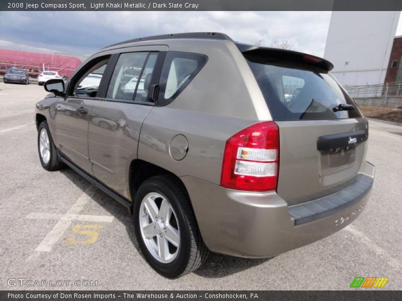 Light Khaki Metallic / Dark Slate Gray 2008 Jeep Compass Sport