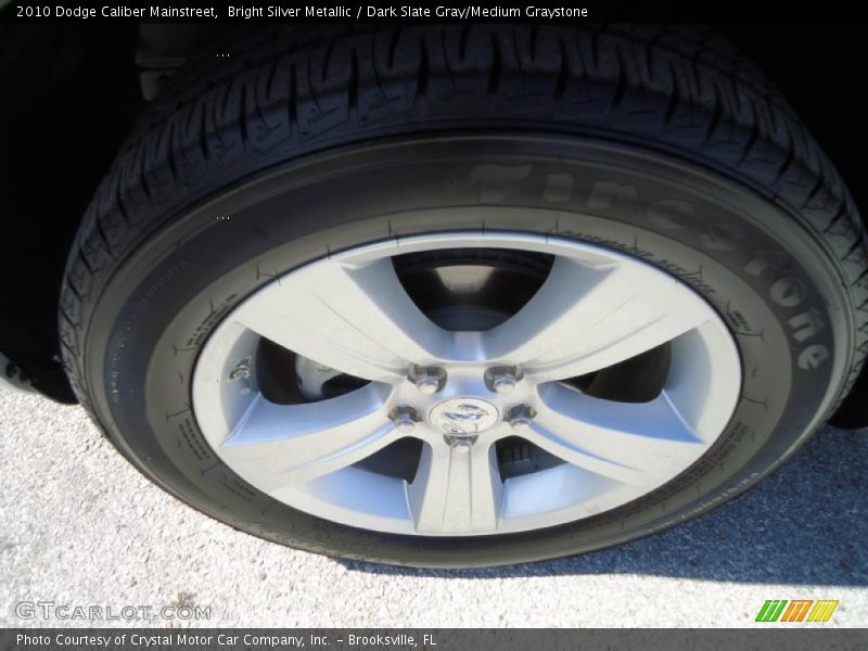 Bright Silver Metallic / Dark Slate Gray/Medium Graystone 2010 Dodge Caliber Mainstreet