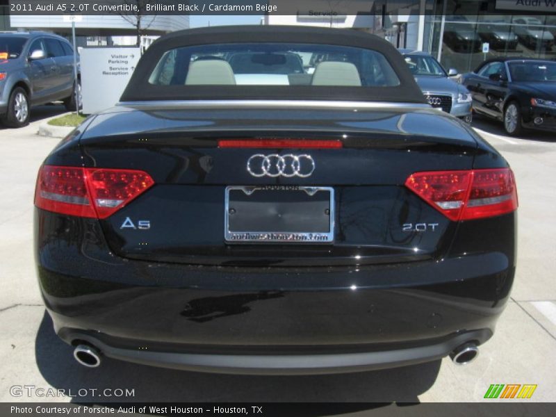 Brilliant Black / Cardamom Beige 2011 Audi A5 2.0T Convertible