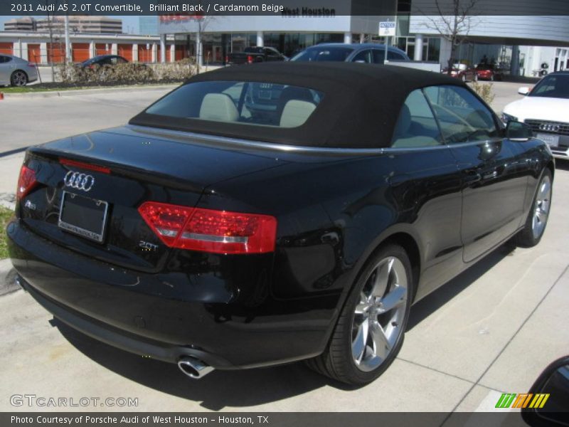 Brilliant Black / Cardamom Beige 2011 Audi A5 2.0T Convertible