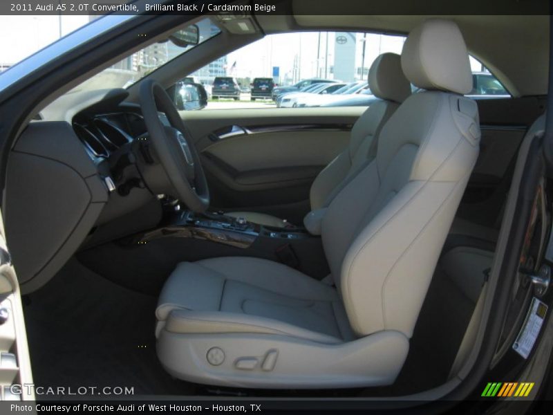Brilliant Black / Cardamom Beige 2011 Audi A5 2.0T Convertible