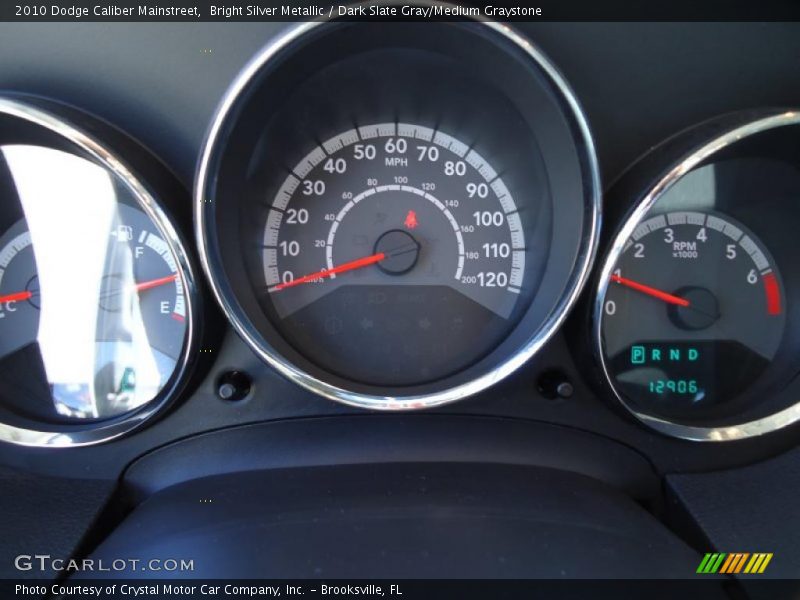 Bright Silver Metallic / Dark Slate Gray/Medium Graystone 2010 Dodge Caliber Mainstreet