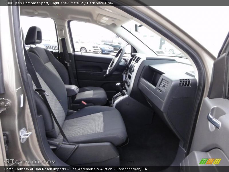 Light Khaki Metallic / Dark Slate Gray 2008 Jeep Compass Sport