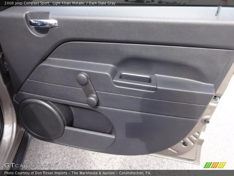 Light Khaki Metallic / Dark Slate Gray 2008 Jeep Compass Sport