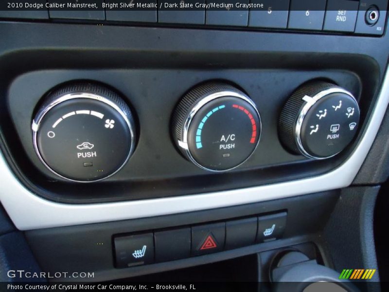 Bright Silver Metallic / Dark Slate Gray/Medium Graystone 2010 Dodge Caliber Mainstreet