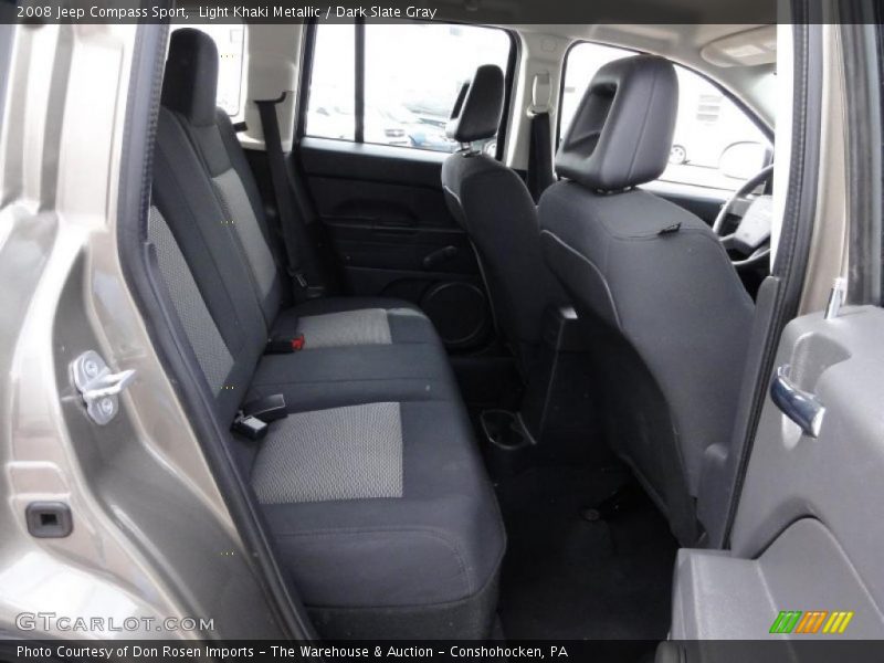Light Khaki Metallic / Dark Slate Gray 2008 Jeep Compass Sport