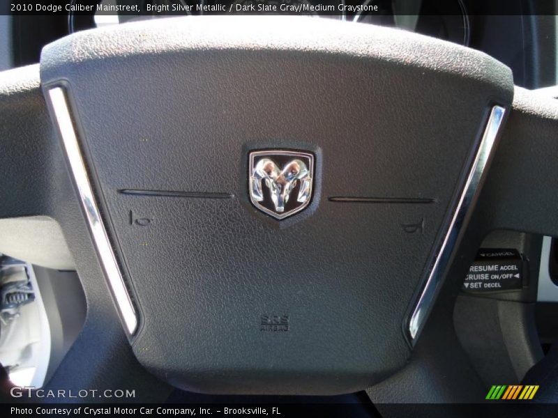Bright Silver Metallic / Dark Slate Gray/Medium Graystone 2010 Dodge Caliber Mainstreet