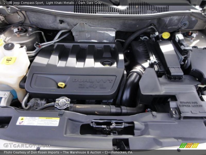 Light Khaki Metallic / Dark Slate Gray 2008 Jeep Compass Sport