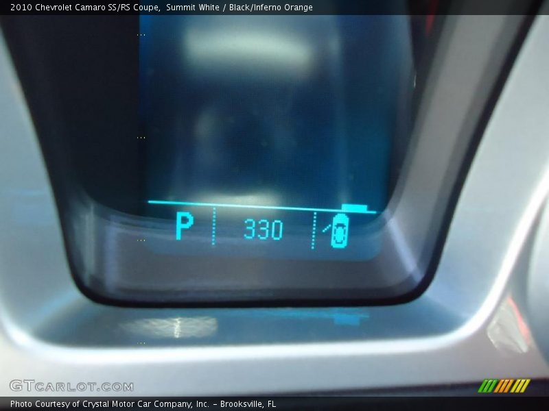 Summit White / Black/Inferno Orange 2010 Chevrolet Camaro SS/RS Coupe